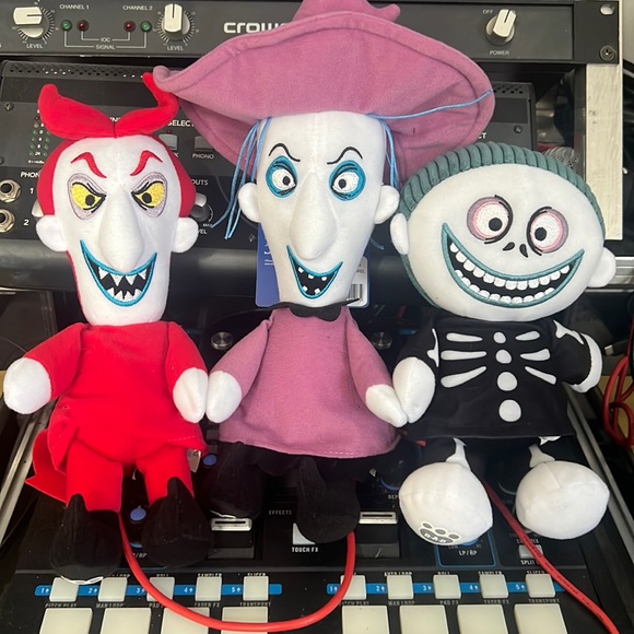 BuildABear Toys Build A Bear Disney Lock Shock And Barrel Plush